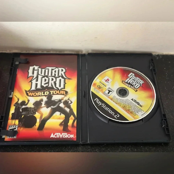 Guitar Hero: World Tour (Sony PlayStation 2, 2008) Complete With Manual - Picture 3 of 3